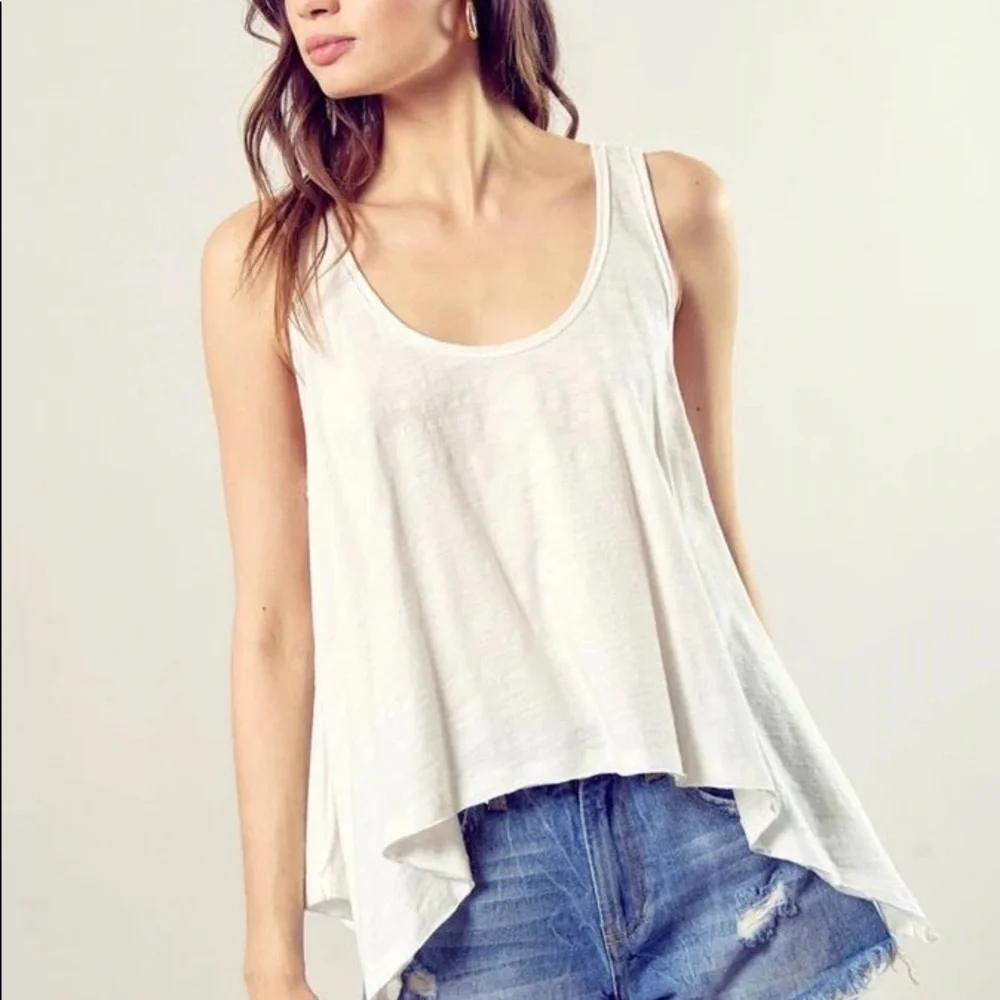 Mustard Seed High Low Tank Top NWT - Picture 2 of 5